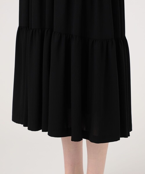 FLICKA(フリッカ)の「【別注】FLICKA for TOMORROWLAND Bowtie パールドレス(ドレス・レディース・ブラック系その他・1)」の3枚目の写真