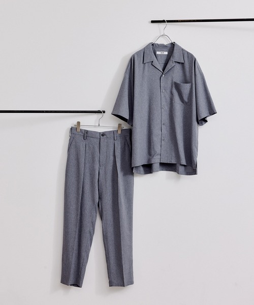  j.n.r.d（ジェー・エヌ・アール・ディー）の「【セットアップ対応】j.n.r.d/ドレープカチオンスリムパンツ（スラックス・メンズ・ブラック/ブルー/グレー・S/M/LL/L）」の14枚目の写真