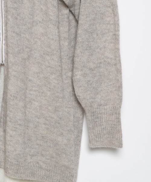 STOF（ストフ）の「STOF/ストフ/Mohair Layer Light Knit Coat