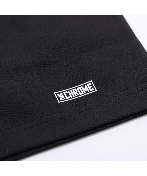 CHROME（クローム）の「［ CHROME / クローム ］CHROME HYBRID TEE / クローム ハイブリッド ティー（Tシャツ/カットソー・メンズ・ブラック/ホワイト・SMALL/MEDIUM/LARGE/X-LARGE）」の9枚目の写真
