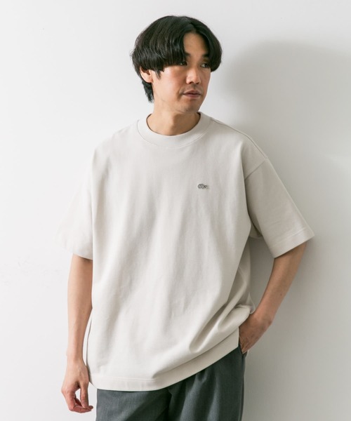 LACOSTE(ラコステ)の「『別注』LACOSTE×DOORS moss stitch Short-Sleeve TEE(Tシャツ/カットソー・メンズ・ブルー/グレー/アイボリー/ベージュ・3/4/5)」の8枚目の写真