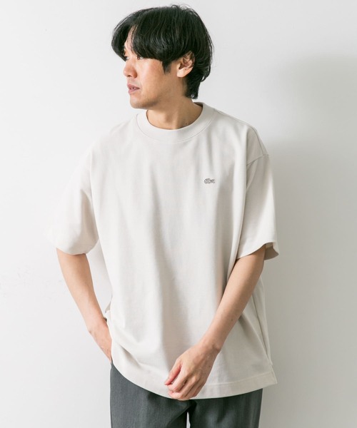 LACOSTE(ラコステ)の「『別注』LACOSTE×DOORS moss stitch Short-Sleeve TEE(Tシャツ/カットソー・メンズ・ブルー/グレー/アイボリー/ベージュ・3/4/5)」の9枚目の写真