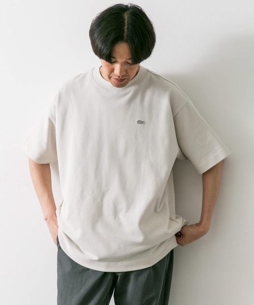 LACOSTE(ラコステ)の「『別注』LACOSTE×DOORS moss stitch Short-Sleeve TEE(Tシャツ/カットソー・メンズ・ブルー/グレー/アイボリー/ベージュ・3/4/5)」の10枚目の写真