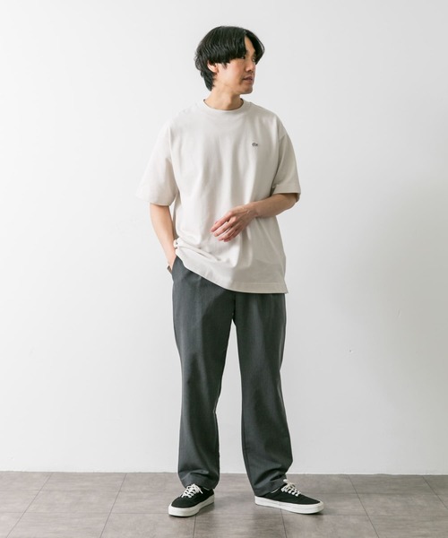 LACOSTE(ラコステ)の「『別注』LACOSTE×DOORS moss stitch Short-Sleeve TEE(Tシャツ/カットソー・メンズ・ブルー/グレー/アイボリー/ベージュ・3/4/5)」の13枚目の写真