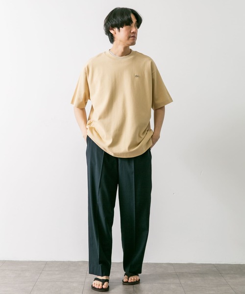 LACOSTE(ラコステ)の「『別注』LACOSTE×DOORS moss stitch Short-Sleeve TEE(Tシャツ/カットソー・メンズ・ブルー/グレー/アイボリー/ベージュ・3/4/5)」の20枚目の写真
