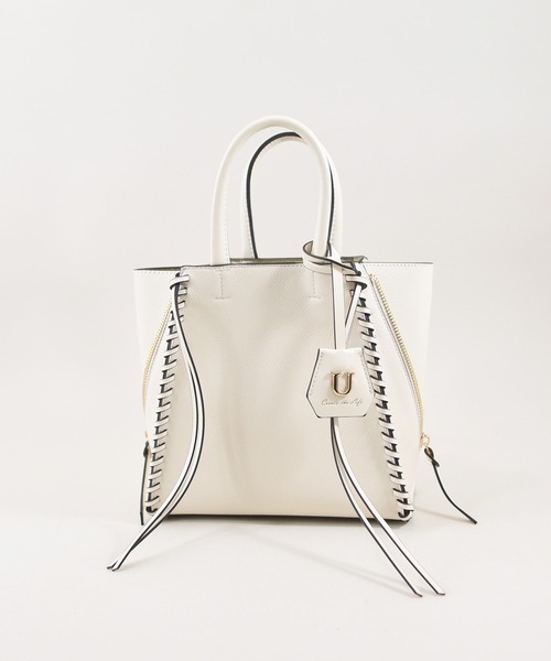 U(ユー)の「Point sac【ポワン サック】ジッパートートバッグ/Sサイズ(ビジネスバッグ・レディース・ベージュ系その他/ライトブルー/ブラウン系その他/アイボリー/グレー系その他・FREE)」の2枚目の写真