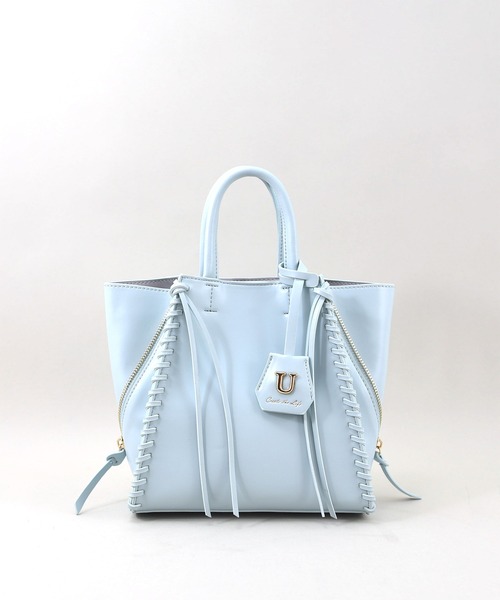 U(ユー)の「Point sac【ポワン サック】ジッパートートバッグ/Sサイズ(ビジネスバッグ・レディース・ベージュ系その他/ライトブルー/ブラウン系その他/アイボリー/グレー系その他・FREE)」の5枚目の写真