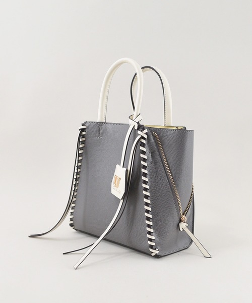 U(ユー)の「Point sac【ポワン サック】ジッパートートバッグ/Sサイズ(ビジネスバッグ・レディース・ベージュ系その他/ライトブルー/ブラウン系その他/アイボリー/グレー系その他・FREE)」の11枚目の写真