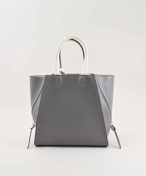 U(ユー)の「Point sac【ポワン サック】ジッパートートバッグ/Sサイズ(ビジネスバッグ・レディース・ベージュ系その他/ライトブルー/ブラウン系その他/アイボリー/グレー系その他・FREE)」の12枚目の写真