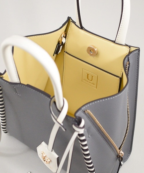 U(ユー)の「Point sac【ポワン サック】ジッパートートバッグ/Sサイズ(ビジネスバッグ・レディース・ベージュ系その他/ライトブルー/ブラウン系その他/アイボリー/グレー系その他・FREE)」の13枚目の写真