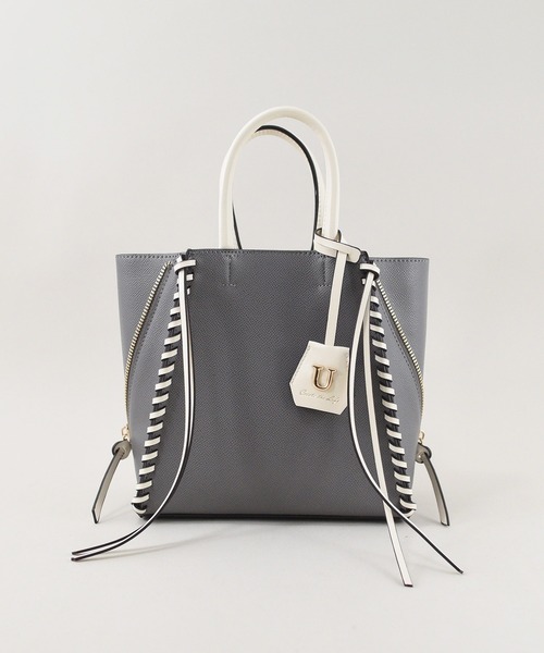 U(ユー)の「Point sac【ポワン サック】ジッパートートバッグ/Sサイズ(ビジネスバッグ・レディース・ベージュ系その他/ライトブルー/ブラウン系その他/アイボリー/グレー系その他・FREE)」の8枚目の写真