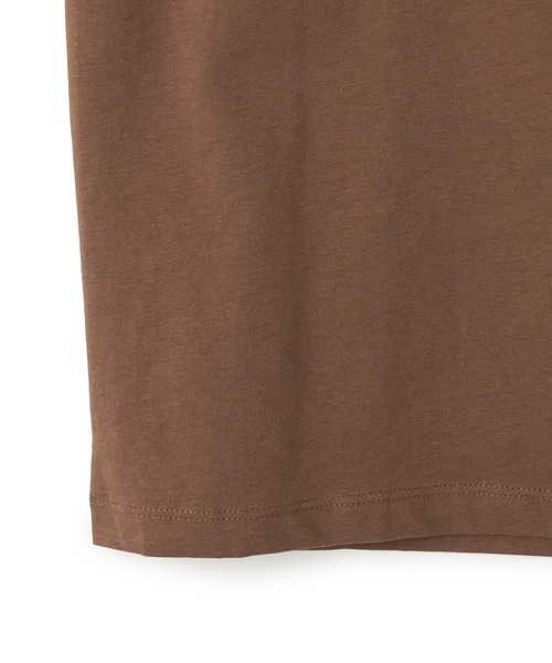 PEANUTS(ピーナッツ)の「【PEANUTS/ピーナッツ】SNOOPY/スヌーピー「JOE COOL」フロッキープリントTシャツ(Tシャツ/カットソー・レディース・オレンジ/ネイビー/杢グレー/オフホワイト/ブラック/ブラウン・3L/LL/L/M)」の10枚目の写真