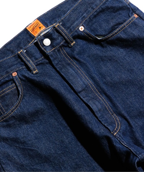FOREMOST 5POCKET PANT ONEWASH 後調節帶5口袋一次水洗丹寧長褲