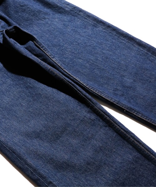 FOREMOST 5POCKET PANT ONEWASH 後調節帶5口袋一次水洗丹寧長褲