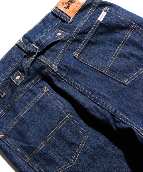 PENNEYS（ぺニーズ）の「PENNEY'S FOREMOST / ぺニーズフォアモスト 5POCKET PANT ONEWASH  バックストラップ5ポケットパンツ ワンウォッシュ（デニムパンツ・メンズ・インディゴブルー・32inch/34inch/30inch）」の8枚目の写真