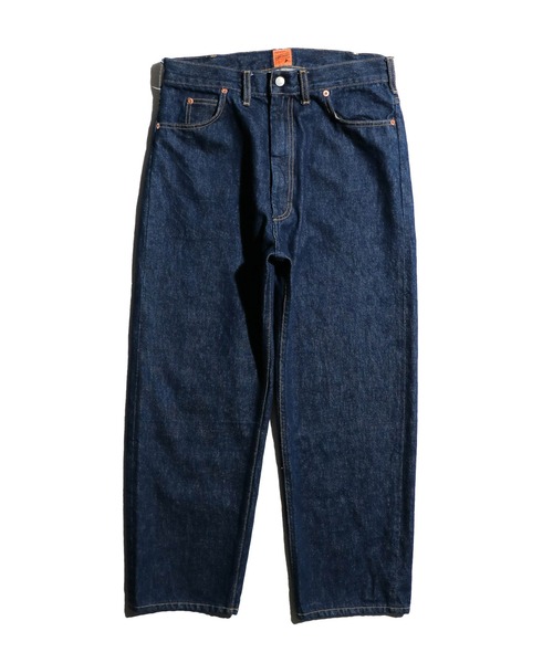FOREMOST 5POCKET PANT ONEWASH 後調節帶5口袋一次水洗丹寧長褲