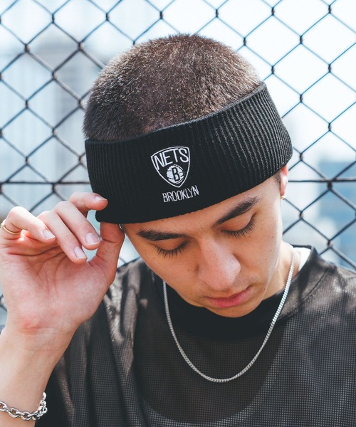 NBA（エヌビーエー）の「【NBA】別注/チームロゴワッペンヘアバンド