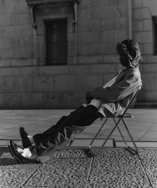 Subciety(サブサエティ)の「FAKE LEATHER STADIUM JKT(スタジャン・メンズ・ブラック/イエロー/ネイビー・X-LARGE/LARGE/MEDIUM/SMALL)」の10枚目の写真