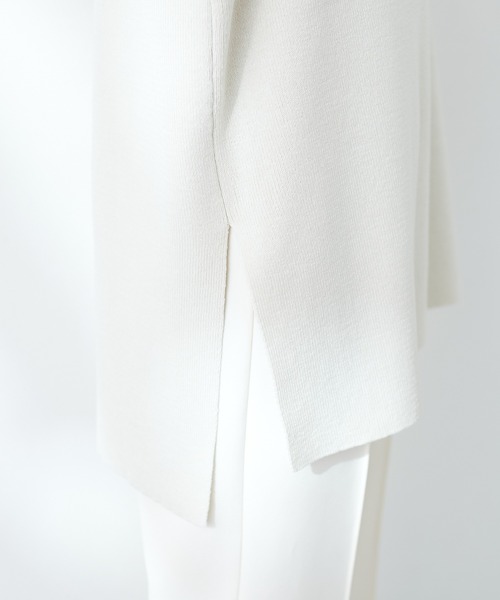 natural couture（ナチュラルクチュール）の「Vネックベスト（ベスト・レディース・オフホワイト/カーキ/ブルー/スミクロ・FREE）」の21枚目の写真