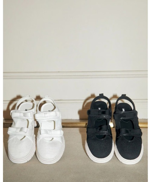 epine(エピヌ)の「double ribbon sneaker sandal(サンダル・レディース・ホワイト/ブラック・23/23.5/24/24.5)」の20枚目の写真