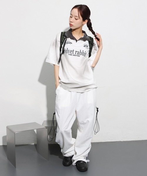 24SS●WOOALONG●VIBE T-SHIRT 4色 半袖 男女兼用 24SS○WOOALONG○VIBE T-SHIRT 4色 半袖 男女兼用 24SS○WOOALONG○