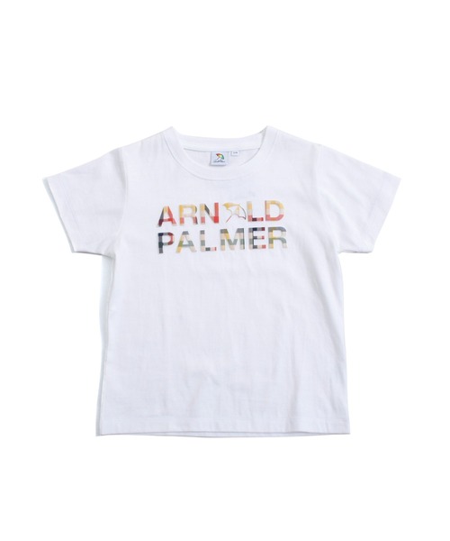 Arnold Palmer（アーノルドパーマー）の「AP エンボス ロゴ Tシャツ（Tシャツ/カットソー・キッズ・サックスブルー/ブラック/ホワイト・145cm/135cm/125cm/115cm/105cm/95cm）」の2枚目の写真