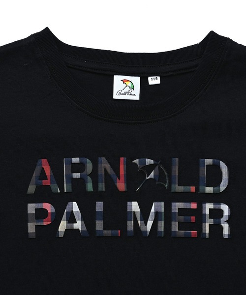 Arnold Palmer（アーノルドパーマー）の「AP エンボス ロゴ Tシャツ（Tシャツ/カットソー・キッズ・サックスブルー/ブラック/ホワイト・145cm/135cm/125cm/115cm/105cm/95cm）」の5枚目の写真