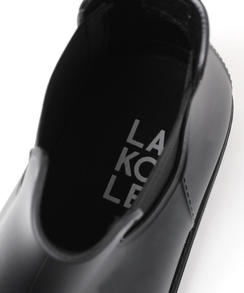 LAKOLE(ラコレ)の「サイドゴアレインブーツ2 / 110635(レインシューズ・レディース・ブラック・LARGE/X-LARGE/MEDIUM)」の8枚目の写真