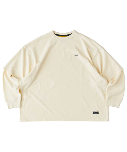 FAT（エフエイティー）の「MEGALAYER（Tシャツ/カットソー・メンズ・ネイビー/ブラック/オフホワイト・JUMBO(XXL)/FAT(XL)/SKINNY(L)/TITCH(M)）」の3枚目の写真