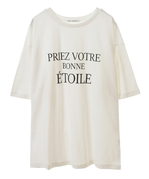 SOFFITTO(ソフィット)の「USAコットン天竺接触冷感ロゴプリントTシャツ(取り扱い店舗限定)(Tシャツ/カットソー・レディース・オフホワイト/グレイッシュベージュ/ブラック/キャメル・FREE)」の2枚目の写真