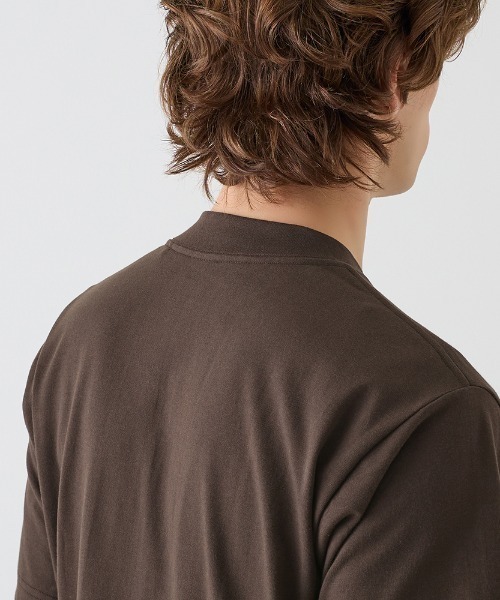 BODY WILD(ボディーワイルド)の「BODY WILD/ボディワイルド VネックTシャツ ジャケットプラス 後ろ襟高め(Tシャツ/カットソー・メンズ・ネイビー/ホワイト/ブラウン系その他・SMALL/MEDIUM/LARGE/X-LARGE)」の10枚目の写真