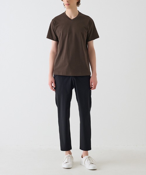 BODY WILD(ボディーワイルド)の「BODY WILD/ボディワイルド VネックTシャツ ジャケットプラス 後ろ襟高め(Tシャツ/カットソー・メンズ・ネイビー/ホワイト/ブラウン系その他・SMALL/MEDIUM/LARGE/X-LARGE)」の8枚目の写真