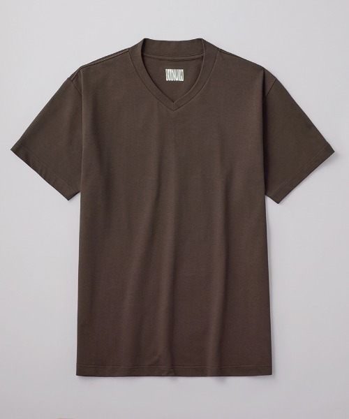 BODY WILD(ボディーワイルド)の「BODY WILD/ボディワイルド VネックTシャツ ジャケットプラス 後ろ襟高め(Tシャツ/カットソー・メンズ・ネイビー/ホワイト/ブラウン系その他・SMALL/MEDIUM/LARGE/X-LARGE)」の13枚目の写真
