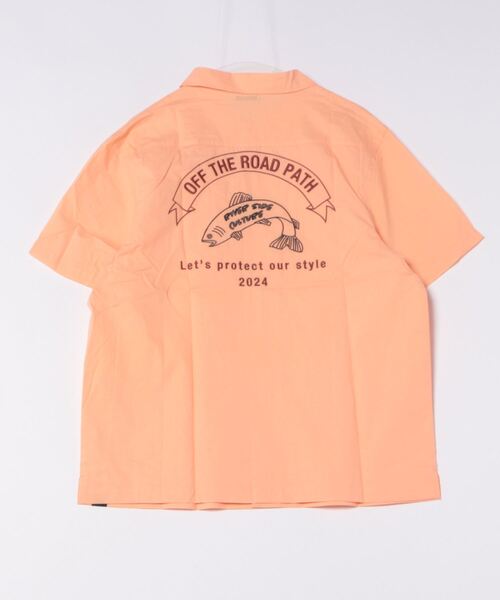 RIVER SIDE CULTURE(リバーサイドカルチャー)の「RIVER SIDE CULTURE/ボーリングシャツ (M4)(シャツ/ブラウス・メンズ・オレンジ/サックスブルー/カーキ・X-LARGE/LARGE/MEDIUM)」の4枚目の写真