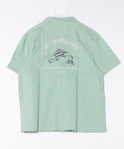 RIVER SIDE CULTURE(リバーサイドカルチャー)の「RIVER SIDE CULTURE/ボーリングシャツ (M4)(シャツ/ブラウス・メンズ・オレンジ/サックスブルー/カーキ・X-LARGE/LARGE/MEDIUM)」の6枚目の写真