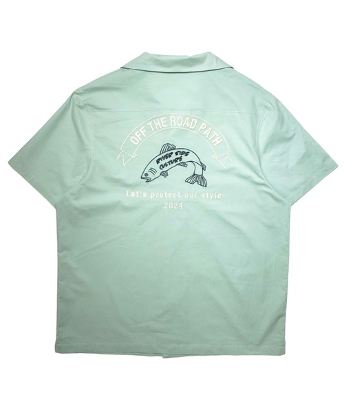 RIVER SIDE CULTURE(リバーサイドカルチャー)の「RIVER SIDE CULTURE/ボーリングシャツ (M4)(シャツ/ブラウス・メンズ・オレンジ/サックスブルー/カーキ・X-LARGE/LARGE/MEDIUM)」の14枚目の写真