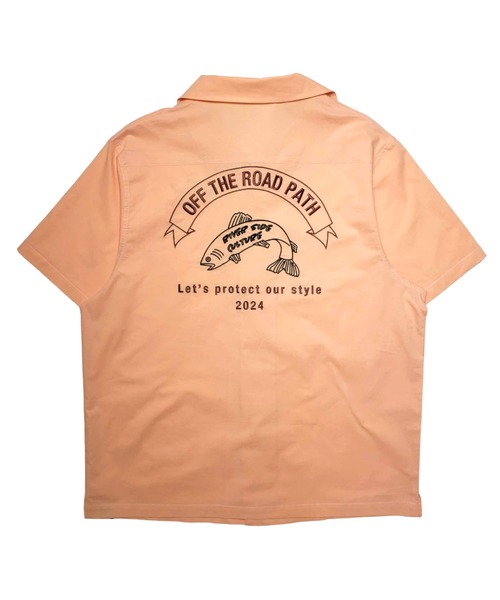 RIVER SIDE CULTURE(リバーサイドカルチャー)の「RIVER SIDE CULTURE/ボーリングシャツ (M4)(シャツ/ブラウス・メンズ・オレンジ/サックスブルー/カーキ・X-LARGE/LARGE/MEDIUM)」の9枚目の写真
