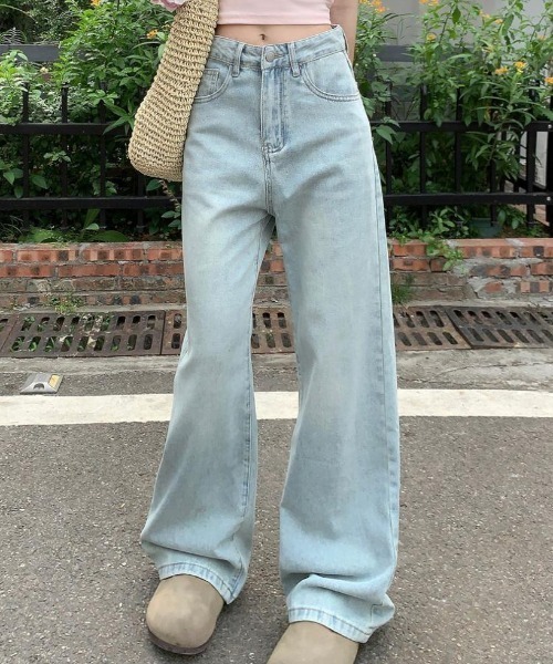 Frene バックリボンデザインデニムパンツ 予約]バックリボンデザインデニムパンツ – Frene