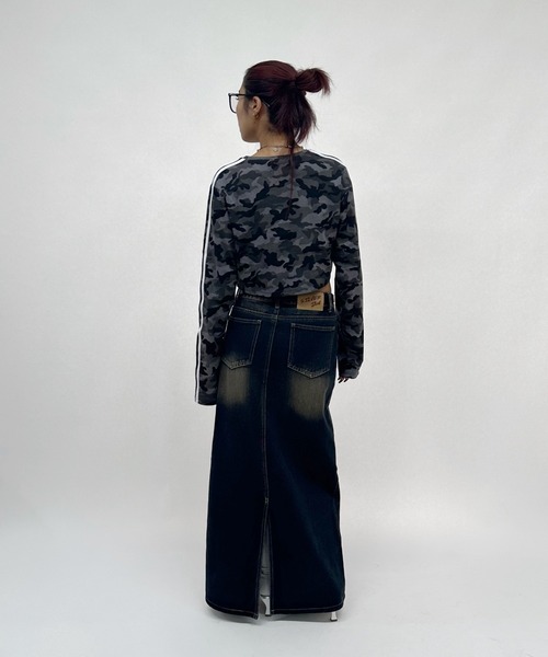 WHO'S WHO gallery（フーズフーギャラリー）の「＊2024AW 新色登場＊【SLOPPY/スロッピー】ハートライントップス（Tシャツ/カットソー・レディース・ブルー系その他/レッド系その他/レッド/グレー/ブラック系その他/ネイビー/カーキ/ブラック/オフホワイト・FREE）」の22枚目の写真