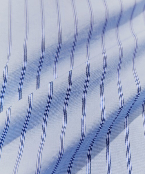 SALON adam et rope'（サロン アダム エ ロペ）の「【Americana（アメリカーナ）】タイプライターロングシャツ/ストライプ（シャツ/ブラウス・レディース・ブルー系その他4・FREE）」の17枚目の写真