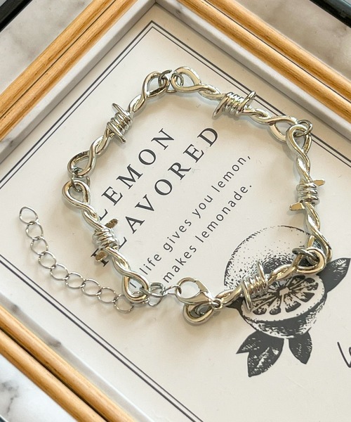 セール】有刺鉄線デザインチェーンブレスレット（ブレスレット