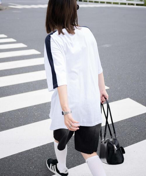 WEGO（ウィゴー）の「WEGO/ORGゲームビッグTシャツ（Tシャツ/カットソー・レディース・ネイビー/ホワイト・FREE）」の22枚目の写真