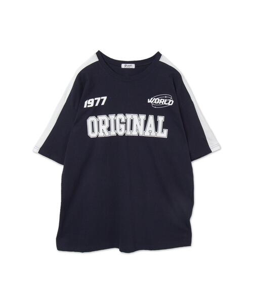 WEGO（ウィゴー）の「WEGO/ORGゲームビッグTシャツ（Tシャツ/カットソー・レディース・ネイビー/ホワイト・FREE）」の19枚目の写真