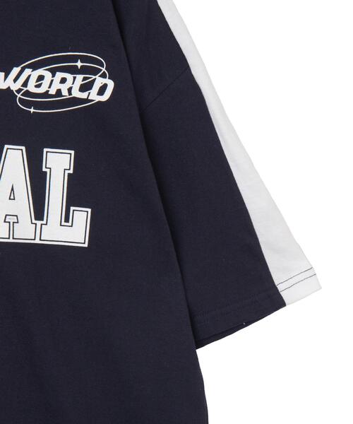 WEGO（ウィゴー）の「WEGO/ORGゲームビッグTシャツ（Tシャツ/カットソー・レディース・ネイビー/ホワイト・FREE）」の16枚目の写真