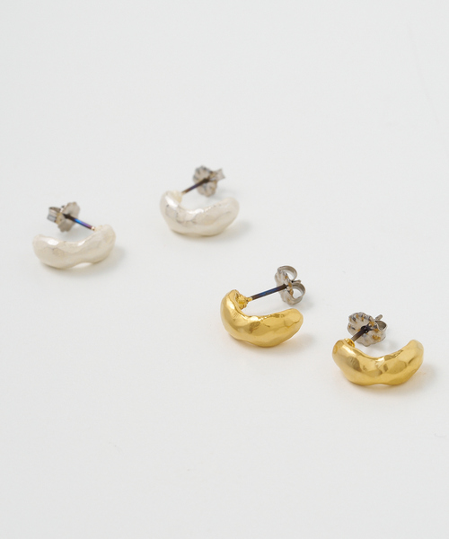 collex（コレックス）の「【Ljud/ユード】ニュアンスフォルムピアス（ピアス（両耳用）・レディース・ゴールド/シルバー・フリー）」の6枚目の写真