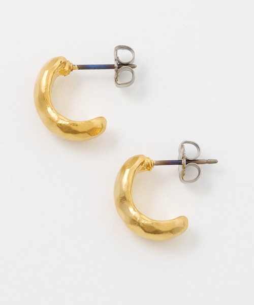 collex（コレックス）の「【Ljud/ユード】ニュアンスフォルムピアス（ピアス（両耳用）・レディース・ゴールド/シルバー・フリー）」の2枚目の写真