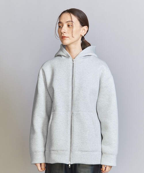 【Sky】BEAUTY&YOUTH フロントジップ フーディーパーカー BEAUTY&YOUTH UNITED ARROWS(ビューティーアンドユース