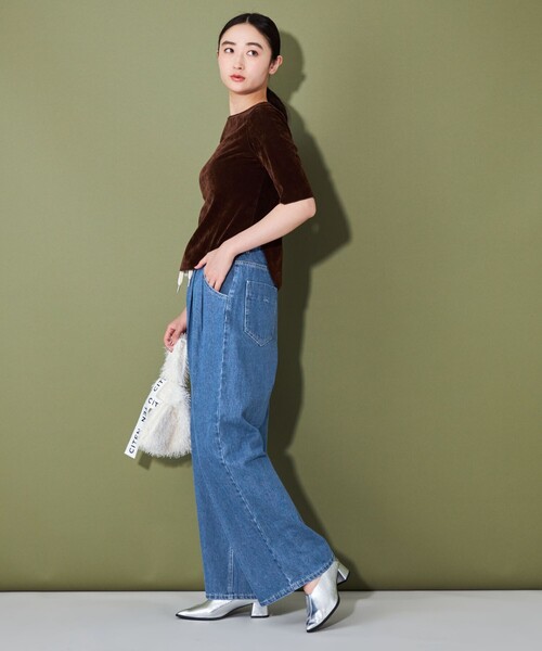 CITEN（シテン）の「＜CITEN＞ スーパーワイド バギーデニム