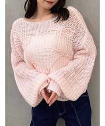 dazzlin | モヘアライクビッグリボンニット(ニット/セーター)