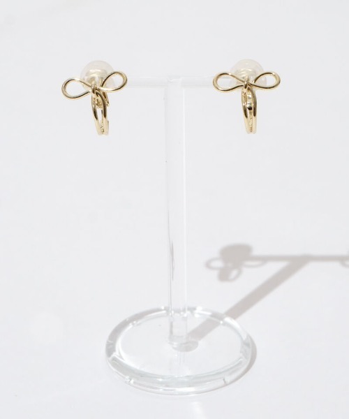 flower(フラワー)の「デイリーリボンイヤリング(イヤリング・レディース・シルバー/ゴールド・FREE)」の13枚目の写真